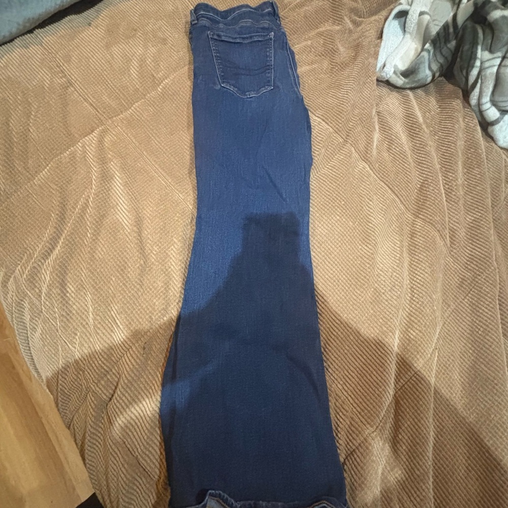 American Eagle Outfitters Dark Blue Flare Jeans